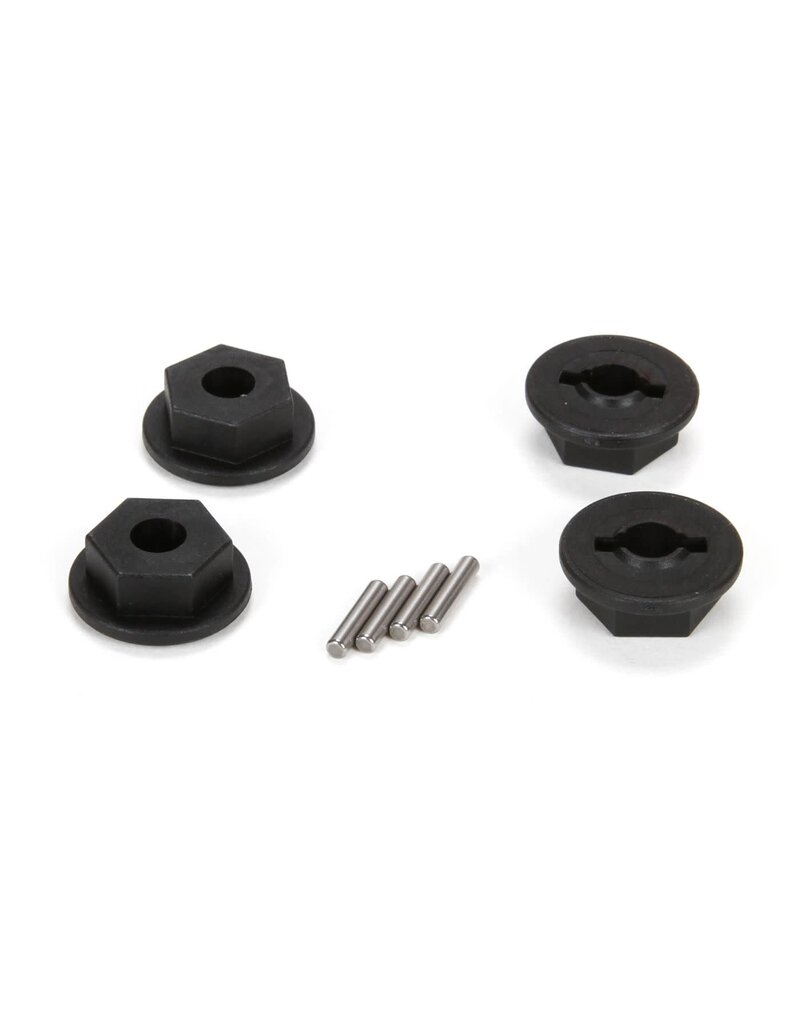 LOSI LOS232015 WHEEL HEX W/ PINS (4): TEN MT