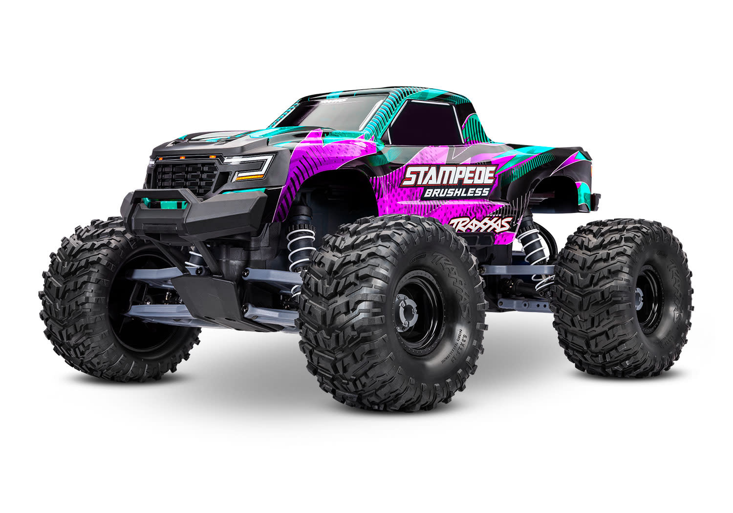 TRA136454-4-PINK STAMPEDE 2WD BRUSHLESS - My Tobbies - Toys & Hobbies