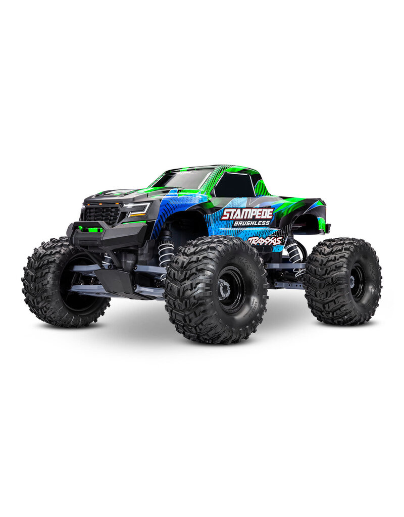 TRAXXAS TRA136454-4-GRN STAMPEDE 2WD BRUSHLESS