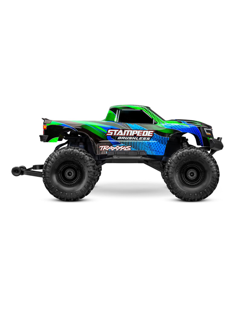 TRAXXAS TRA136454-4-GRN STAMPEDE 2WD BRUSHLESS