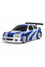 JIABAILE JBE13330 1/43 SCALE DRIFT CAR W/ GYRO WHITE/BLUE