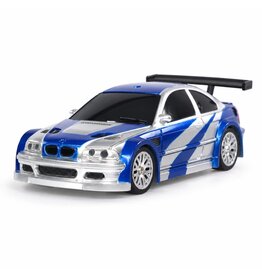 JIABAILE JBE13330 1/43 SCALE DRIFT CAR W/ GYRO WHITE/BLUE