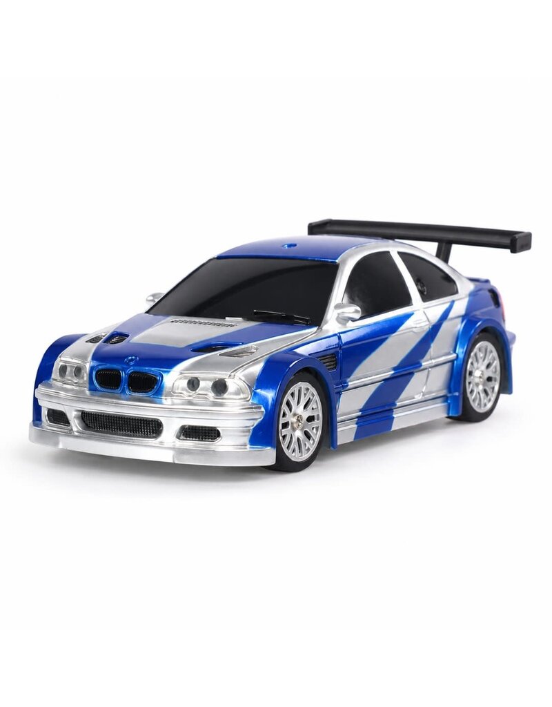 JIABAILE JBE13330 1/43 SCALE DRIFT CAR W/ GYRO WHITE/BLUE