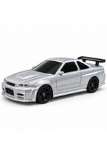 JIABAILE JBE13340 1/43 SCALE DRIFT CAR W/ GYRO SILVER
