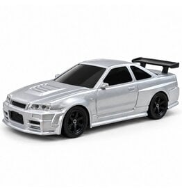 JIABAILE JBE13340 1/43 SCALE DRIFT CAR W/ GYRO SILVER