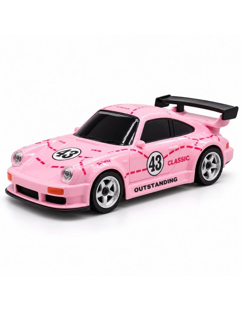 JIABAILE JBE13310 1/43 SCALE DRIFT CAR W/ GYRO PINK