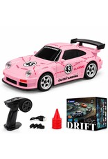 JIABAILE JBE13310 1/43 SCALE DRIFT CAR W/ GYRO PINK