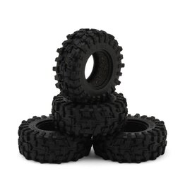 TREAL TRLX0055IUOZJ 0.7" TRAILBURNER FANG GRIP MICRO ROCK CRAWLER TIRES (4) (SCX30/ASCENT-32)