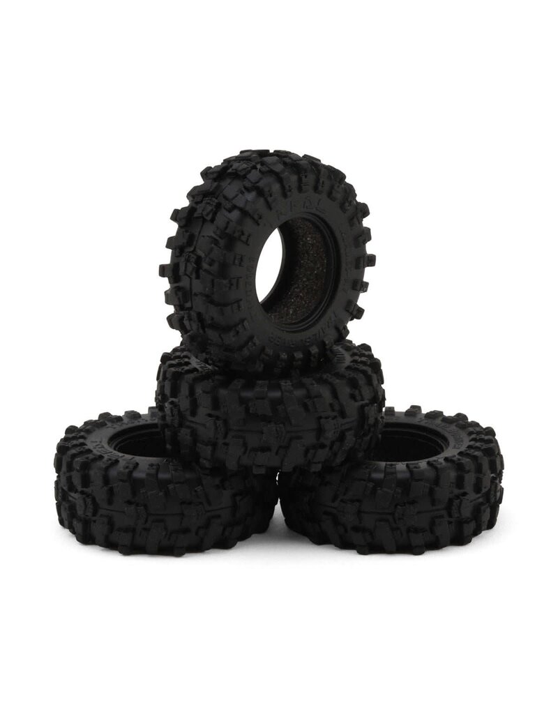 TREAL TRLX0055IUOZJ 0.7" TRAILBURNER FANG GRIP MICRO ROCK CRAWLER TIRES (4) (SCX30/ASCENT-32)