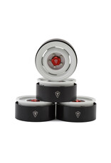 TREAL TRLX004YA05PD  1.9" ALUMINUM RETRO-STYLE VINTAGE WAGON CRAWLER BEADLOCK WHEELS (132.5G) (WHITE) (4)