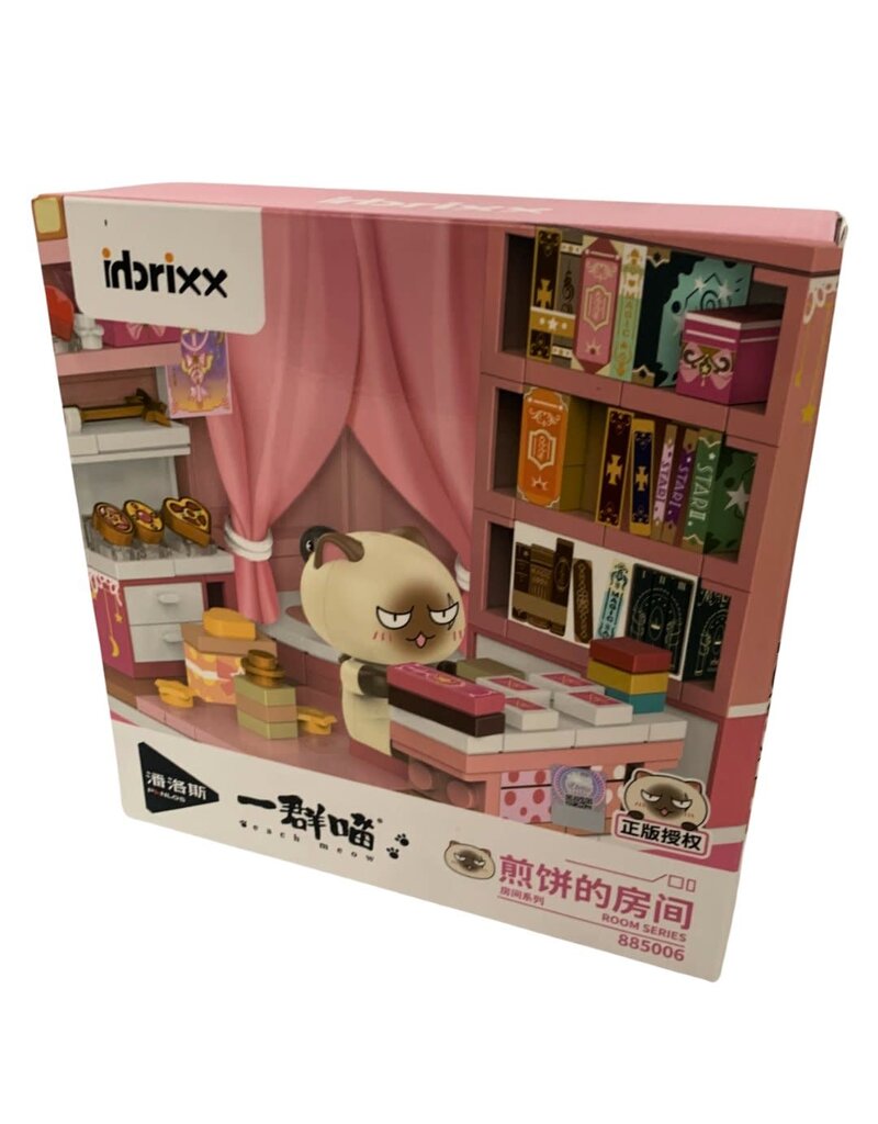 IMEX INBX85006 PANCAKE'S ROOM 247PCS CAT ROOM DISPLAY SET
