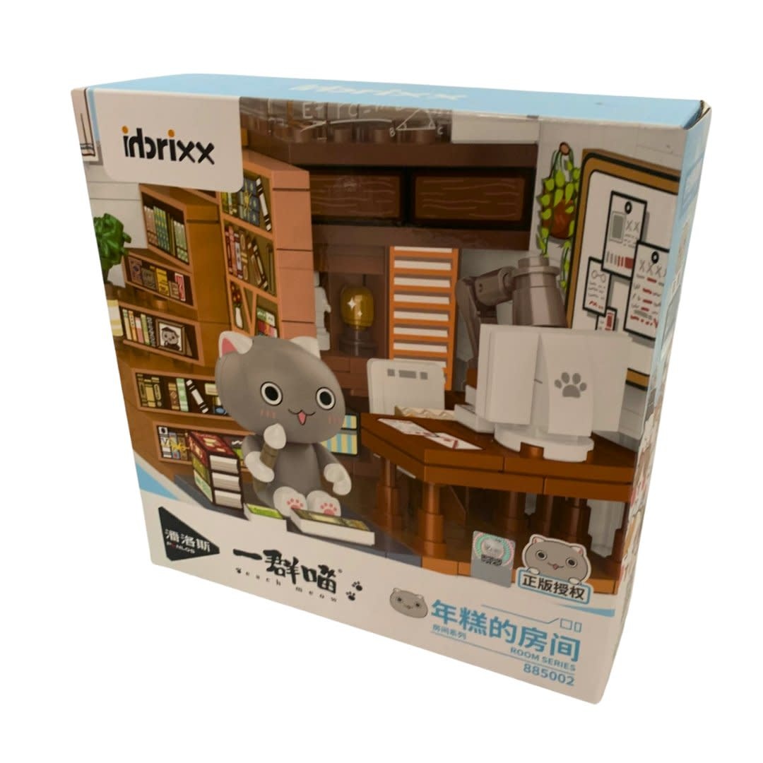 INBX85002 RICE CAKES ROOM 245PCS CAT ROOM DISPLAY SET