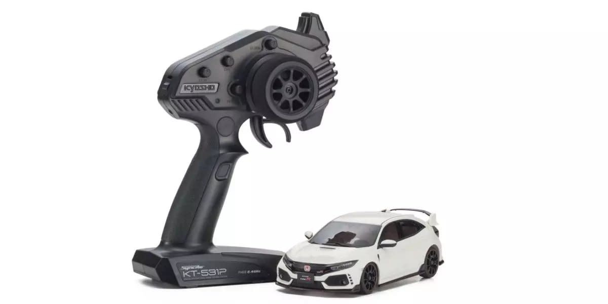 KYO32661W MINI-Z AWD HONDA CIVIC TYPE R CHAMPIONSHIP WHITE - My