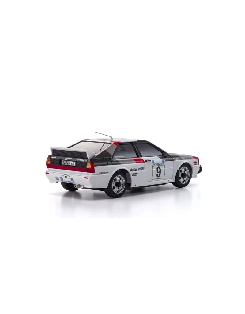 KYOSHO ***PRE-ORDER*** KYO32662AC MINI-Z AWD AUDI QUATTRO RALLY ACROPOLIS 1982 WINNING CAR #9