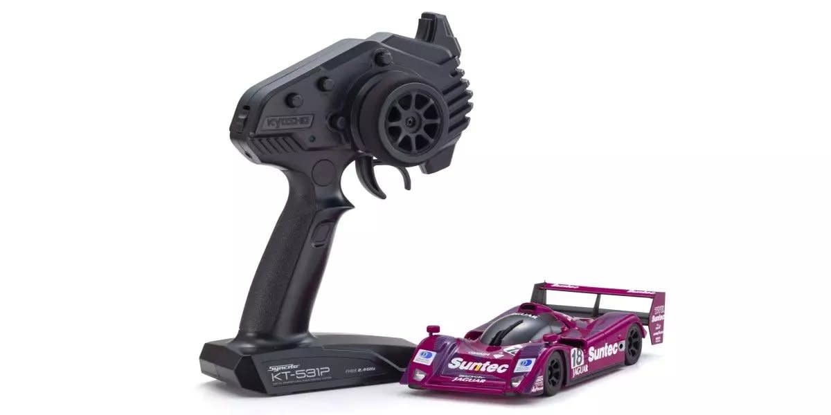 KYO32369S18 MINI-Z RWD MR-04 READY SET JAGUAR XJR-14 NO.18 SUGO