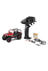 AXIAL ***PRE-ORDER*** AXI-3273T1 1/30 SCX30 JEEP CJ-7 RENEGADE 4X4 RTR BRUSHED ROCK CRAWLER (BATTERY & CHARGER INCLUDED), GENRIGHT, RED