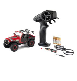 AXIAL ***PRE-ORDER*** AXI-3273T1 1/30 SCX30 JEEP CJ-7 RENEGADE 4X4 RTR BRUSHED ROCK CRAWLER (BATTERY & CHARGER INCLUDED), GENRIGHT, RED