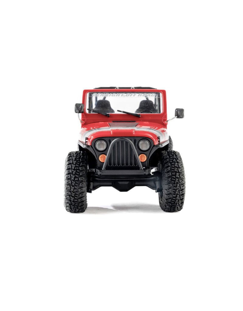 AXIAL ***PRE-ORDER*** AXI-3273T1 1/30 SCX30 JEEP CJ-7 RENEGADE 4X4 RTR BRUSHED ROCK CRAWLER (BATTERY & CHARGER INCLUDED), GENRIGHT, RED