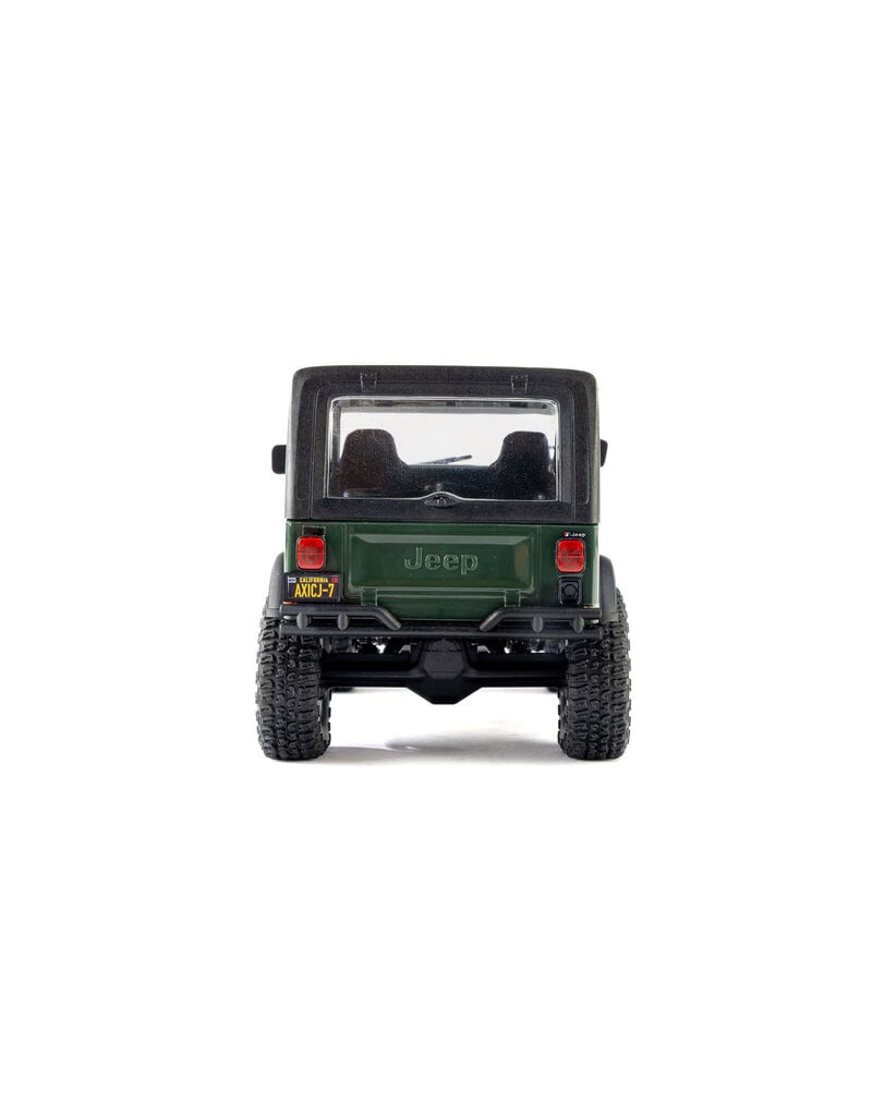 AXIAL ***PRE-ORDER*** AXI-3273T2  1/30 SCX30 JEEP CJ-7 RENEGADE 4X4 RTR BRUSHED ROCK CRAWLER (BATTERY & CHARGER INCLUDED), GREEN