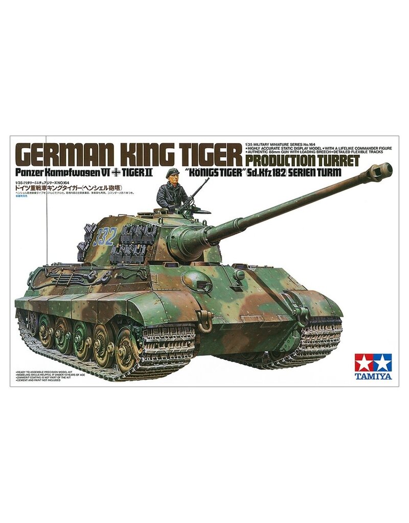 TAMIYA TAM35164 1/35 KING TIGER TANK MODEL KIT