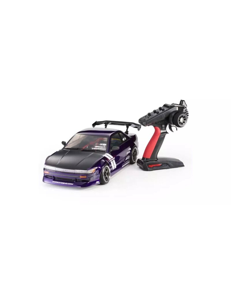 KYOSHO ***PRE-ORDER*** KYO34503T1 1/10 EP 2WD FAZER D2 FZD2 SERIES READY SET NISSAN SILVIA S13 TUNED VERSION PURPLE
