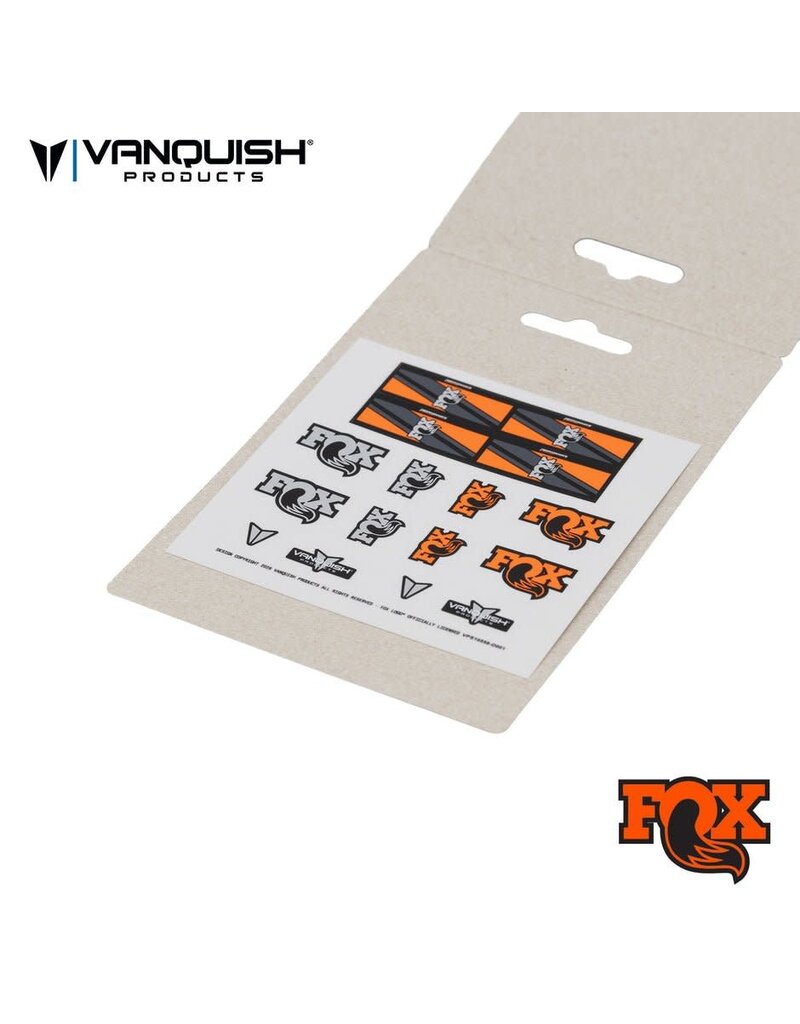 VANQUISH VPS10559 S8I 110MM FOX SHOCKS SET