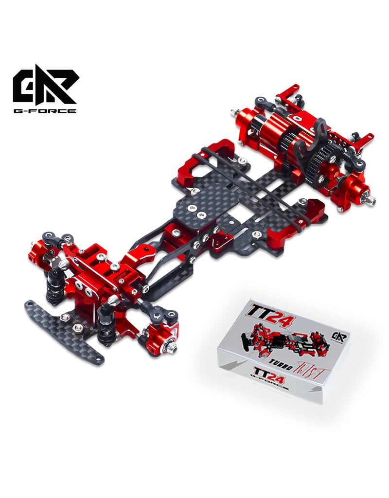 G-FORCE GF-TT24 TT24 1/24 FULL CNC ALUMINUM DRIFT CHASSIS KIT