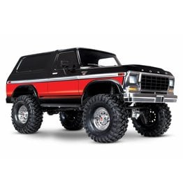 TRAXXAS TRA82046-4_RED TRX-4 SCALE AND TRAIL CRAWLER WITH FORD BRONCO BODY:  4WD ELECTRIC TRUCK WITH TQI TRAXXAS LINK ENABLED 2.4GHZ RADIO SYSTEM