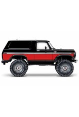 TRAXXAS TRA82046-4_RED TRX-4 SCALE AND TRAIL CRAWLER WITH FORD BRONCO BODY:  4WD ELECTRIC TRUCK WITH TQI TRAXXAS LINK ENABLED 2.4GHZ RADIO SYSTEM