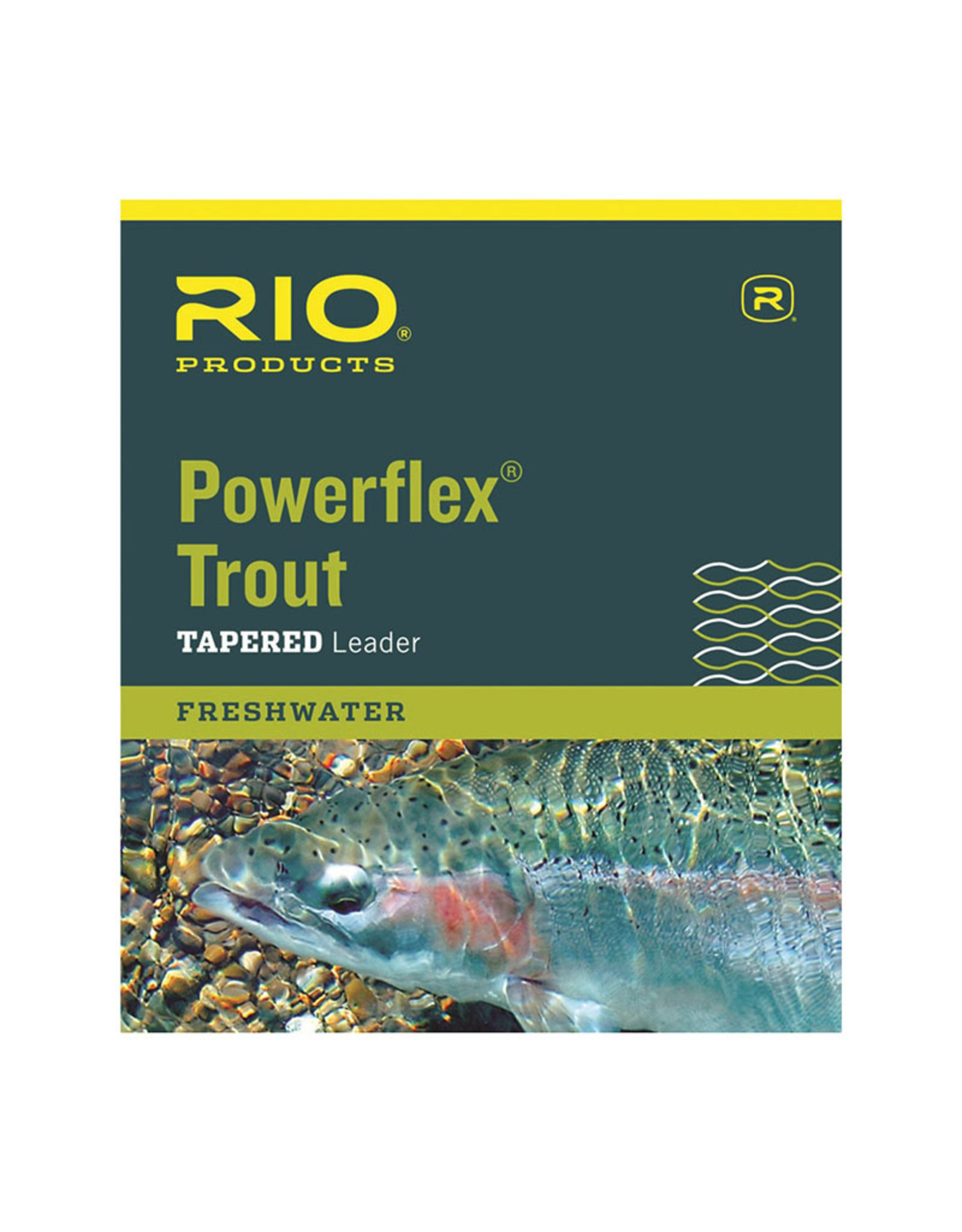 RIO Products Powerflex Trout 7.5ft Leader: 3 Pack