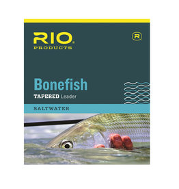 RIO Products Bonefish 10ft Tapered Leader: 3 Pack