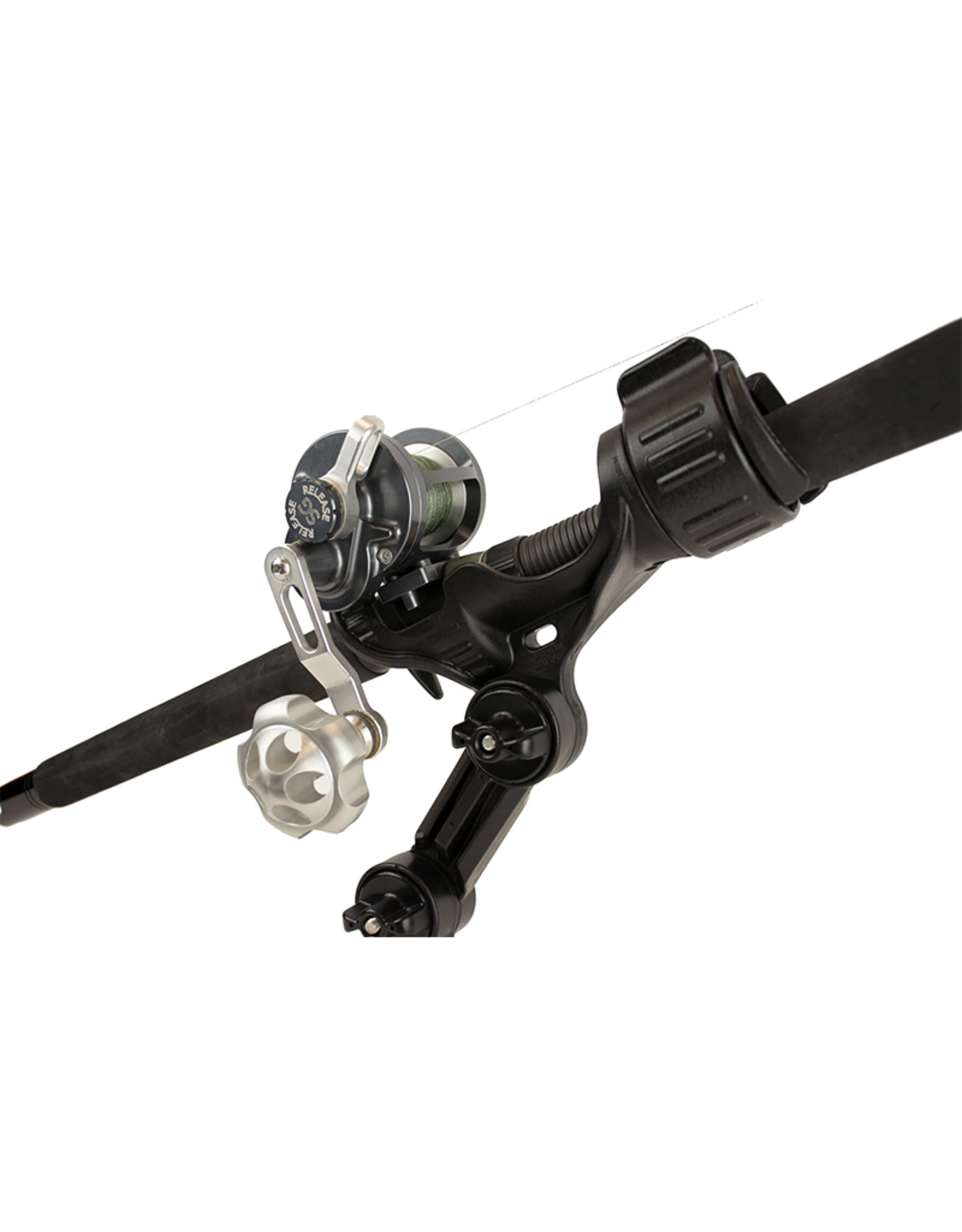 Old Town YakAttack Omega Pro Rod Holder with Track Mounted LockNLoad Mounting System - Black