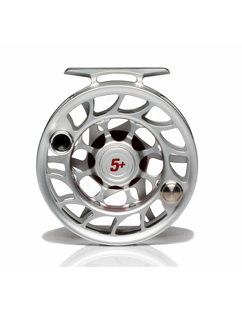 Hatch Iconic Fly Reel Large Arbor clear/red, Reels, Fly Reels