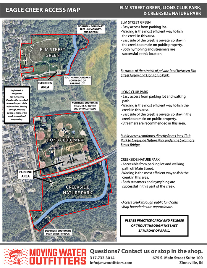 Eagle Creek Public Access Maps Home