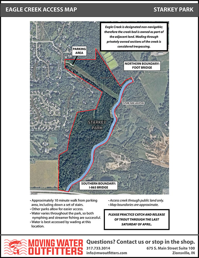 Eagle Creek Fishing Map Eagle Creek Public Access Maps - Home