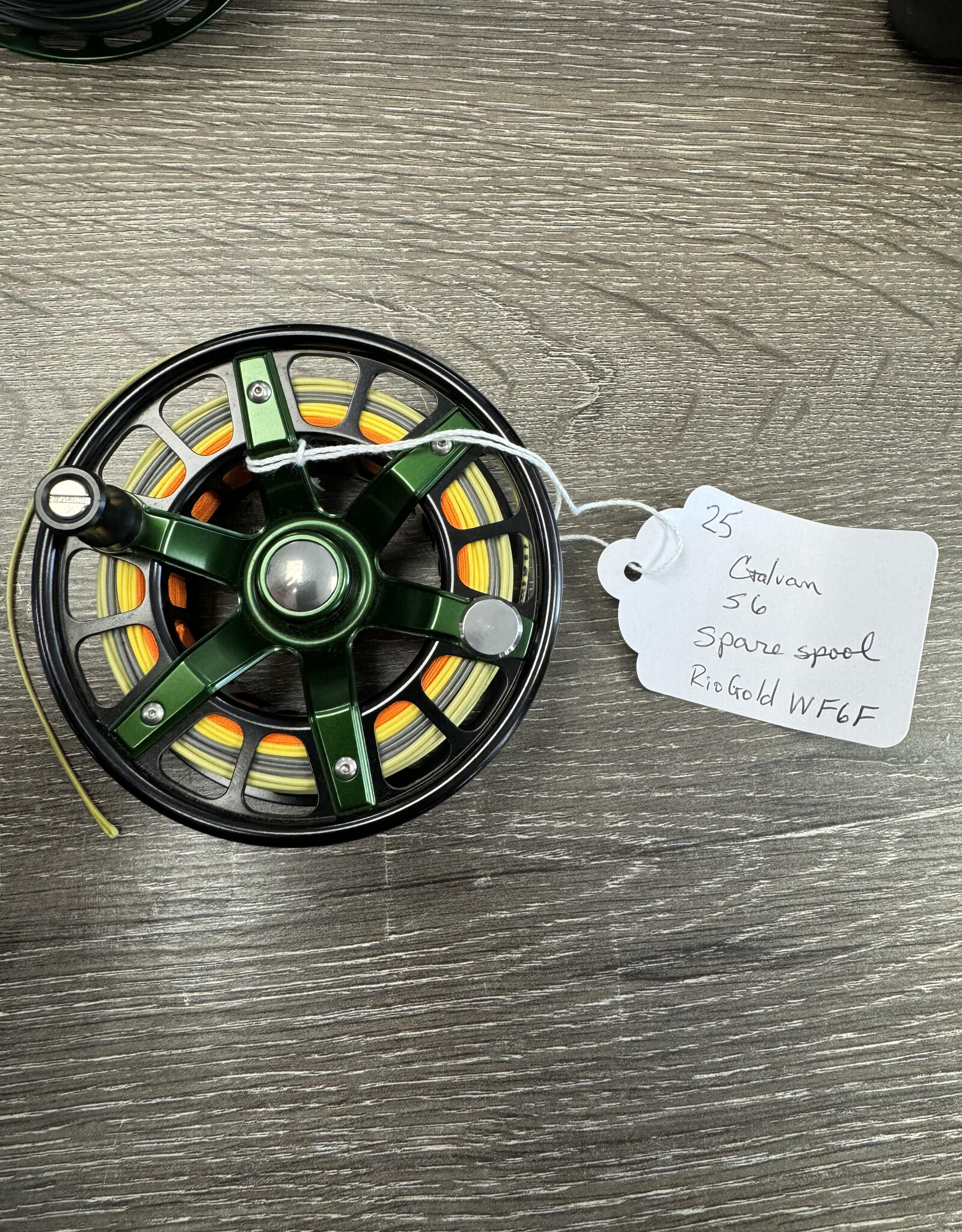 Galvan Used Galvan S6 Black and Silver W/2 spools