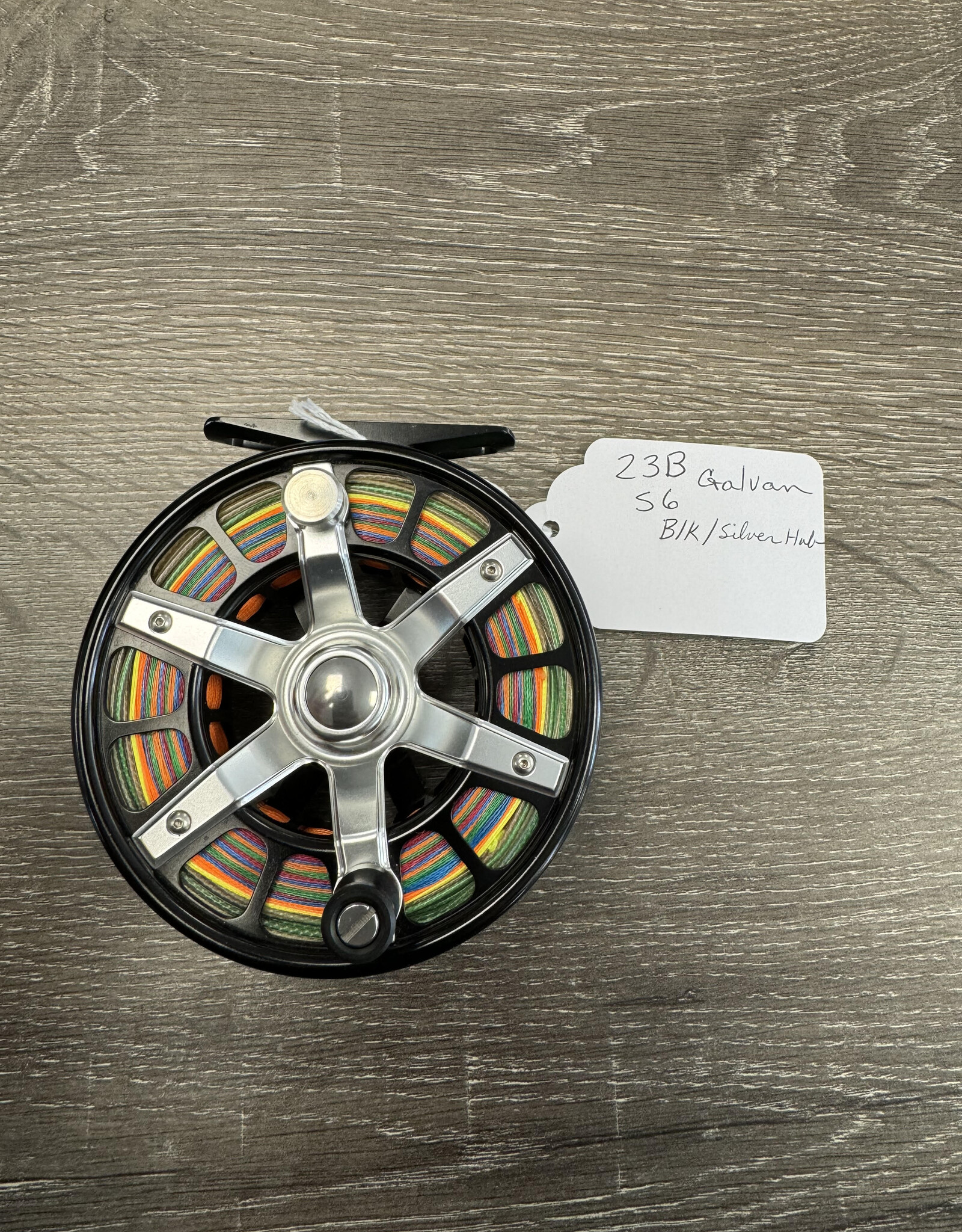 Galvan Used Galvan S6 Black and Silver W/2 spools