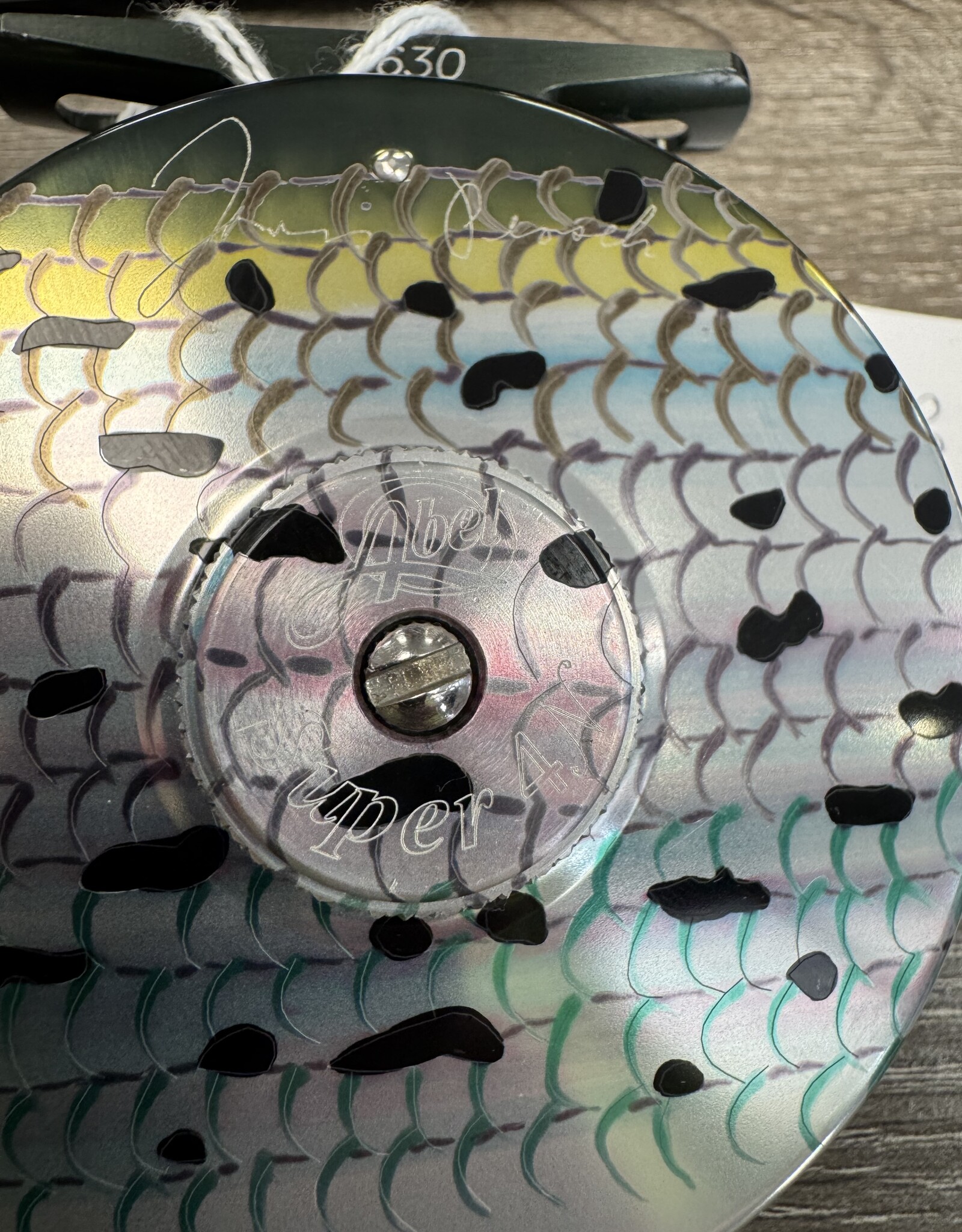 Used Abel Super 4N Limited edition James Prosek Scales