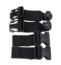 NuCanoe BlackPak Pro Track Straps