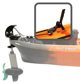 NuCanoe QuickConnect Mounting & Control Kit - HAND Steer - Torqeedo + EPS