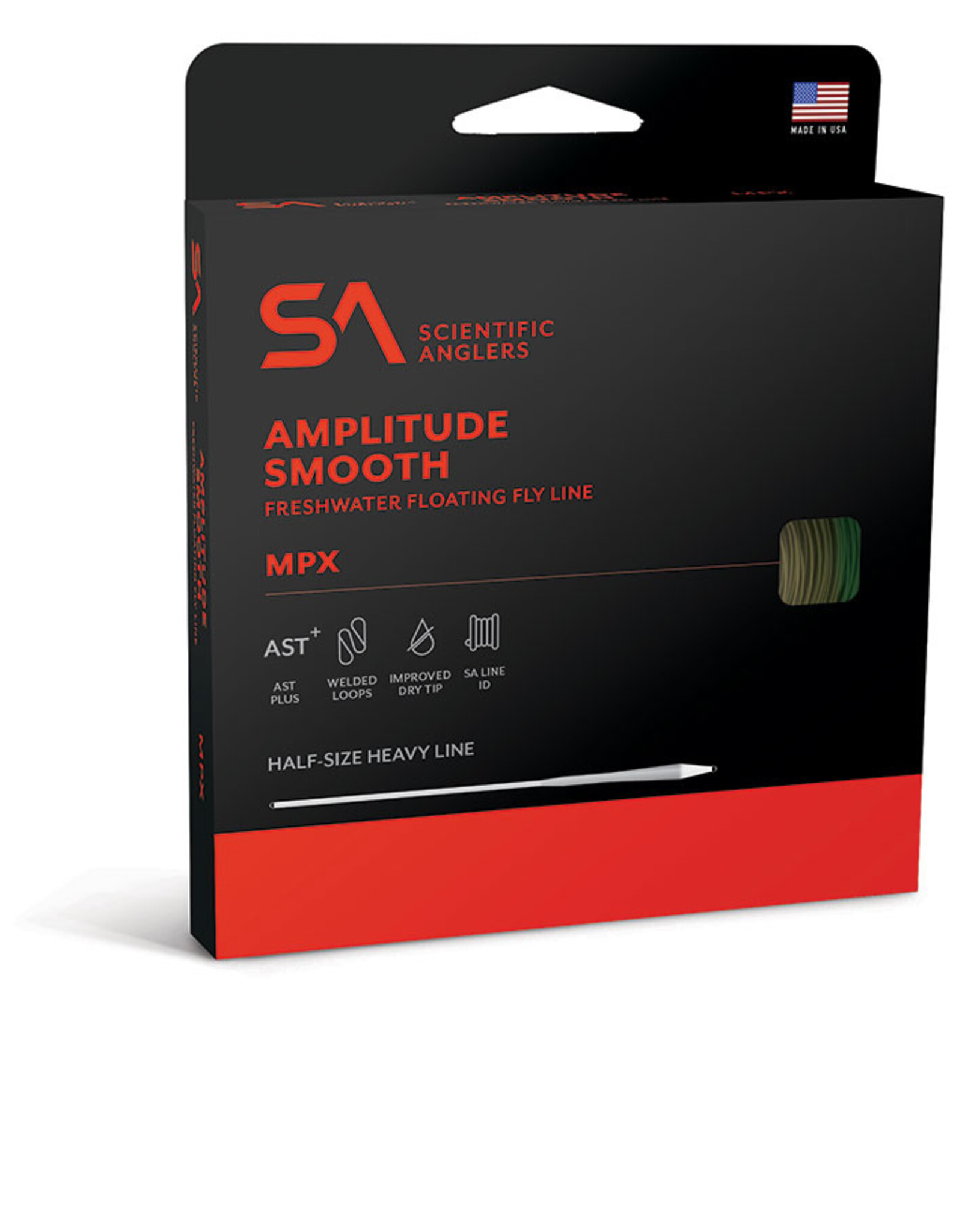 Scientific Anglers Amplitude Smooth: MPX Optic Green/Moss/Buckskin