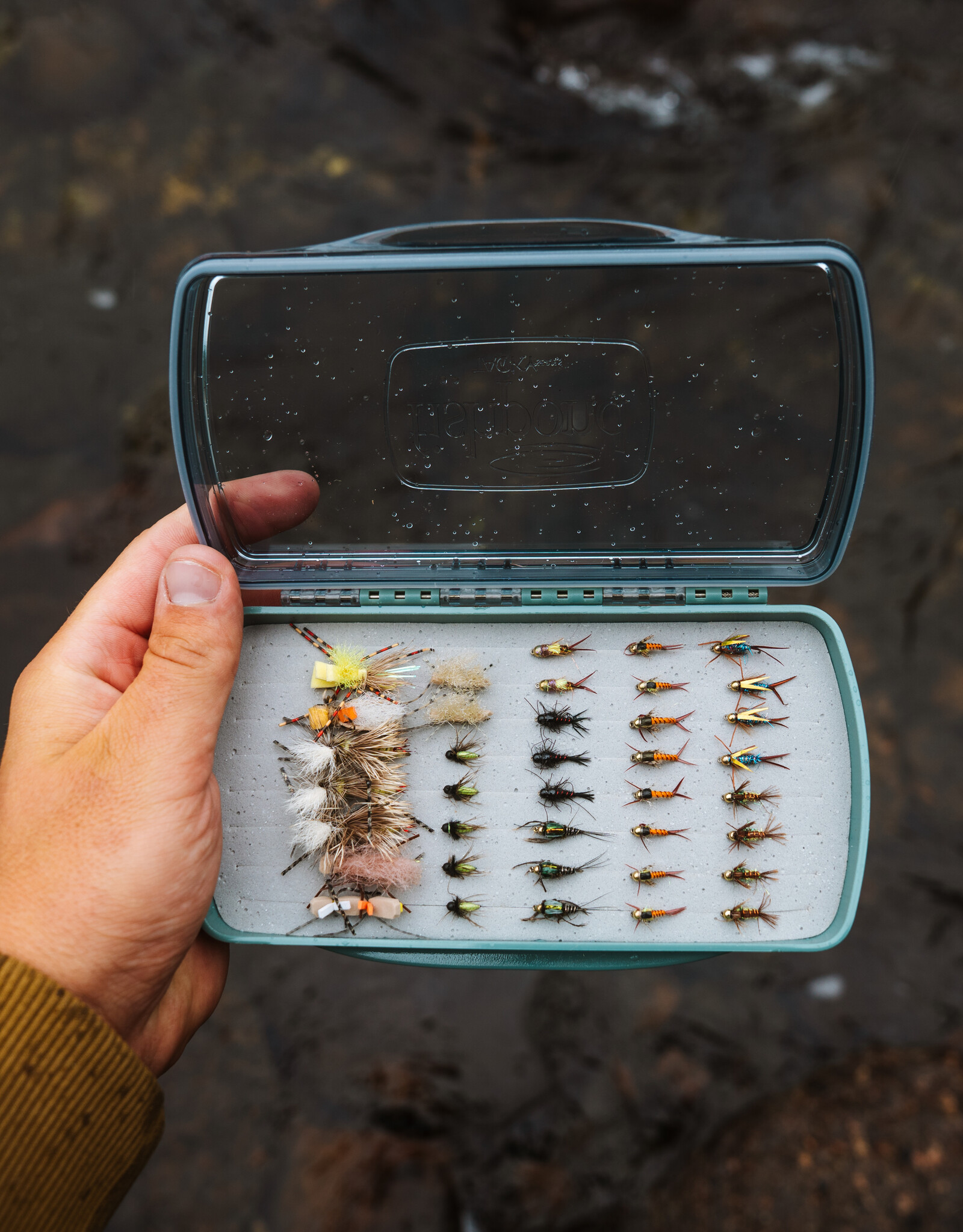 Fishpond Tacky Pescador Fly Box - Medium - Clear - Dynamic Foam