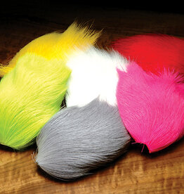 Hareline Dubbin Deer Belly Hair Dyed From White