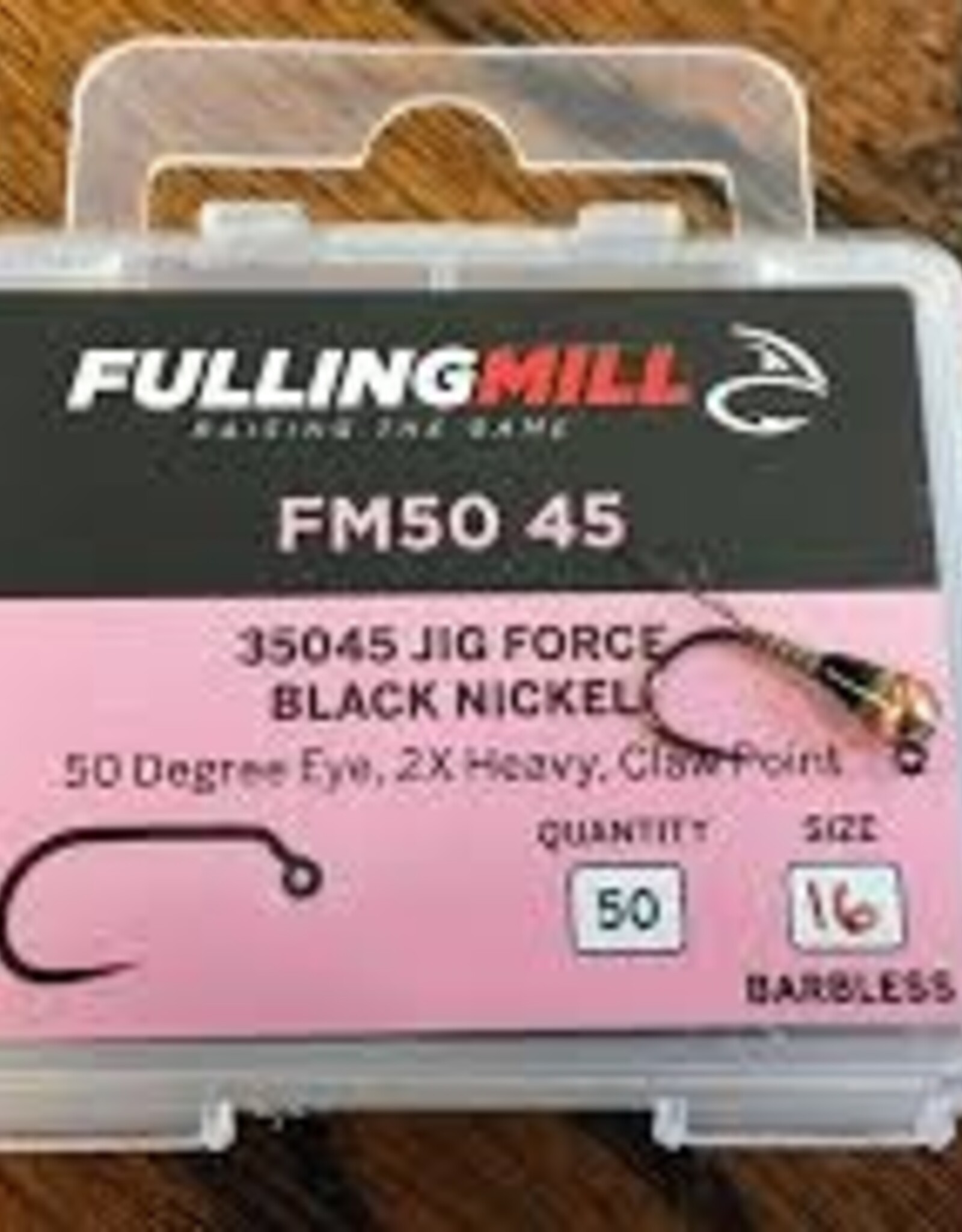 FullingMill JIG FORCE BLACK NICKEL BARBLESS FM5045