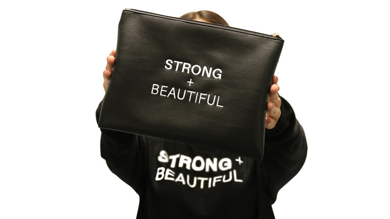 Strong + Beautiful Strong + Beautiful Embroidered Bag