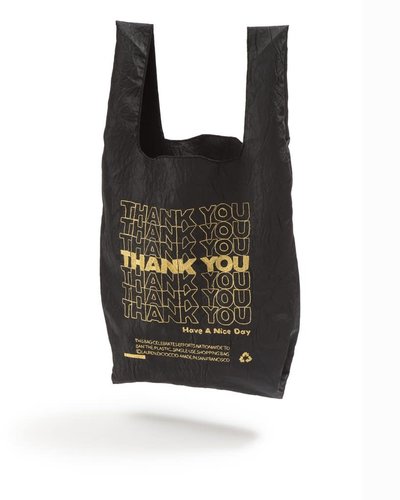 black and gold tote