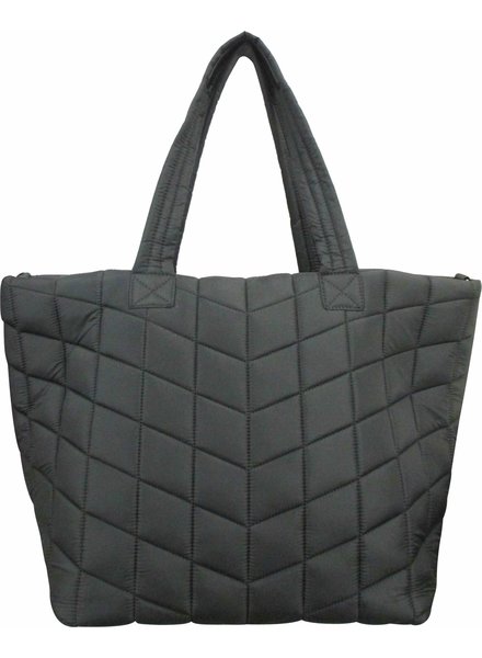 sondra roberts puffer tote quilted nylon