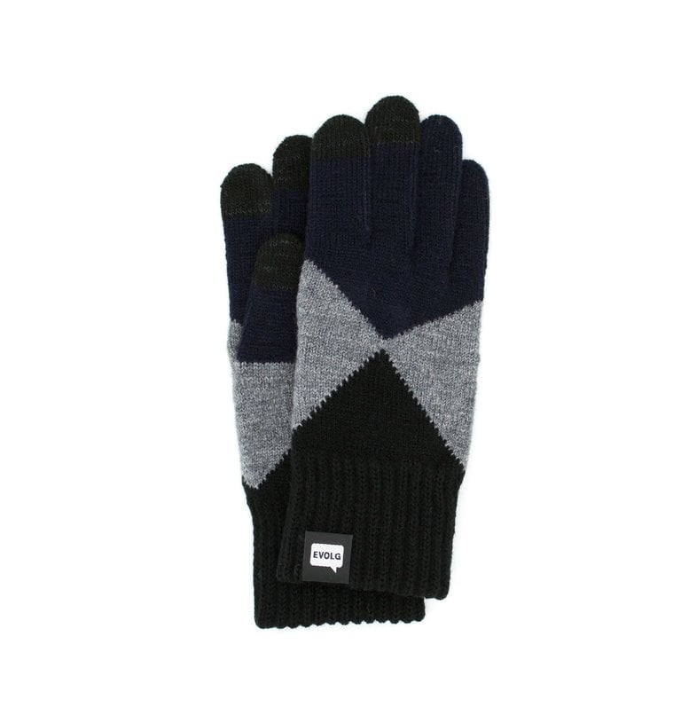 Evolg Mirage Gloves Navy x Gray x Black  F21
