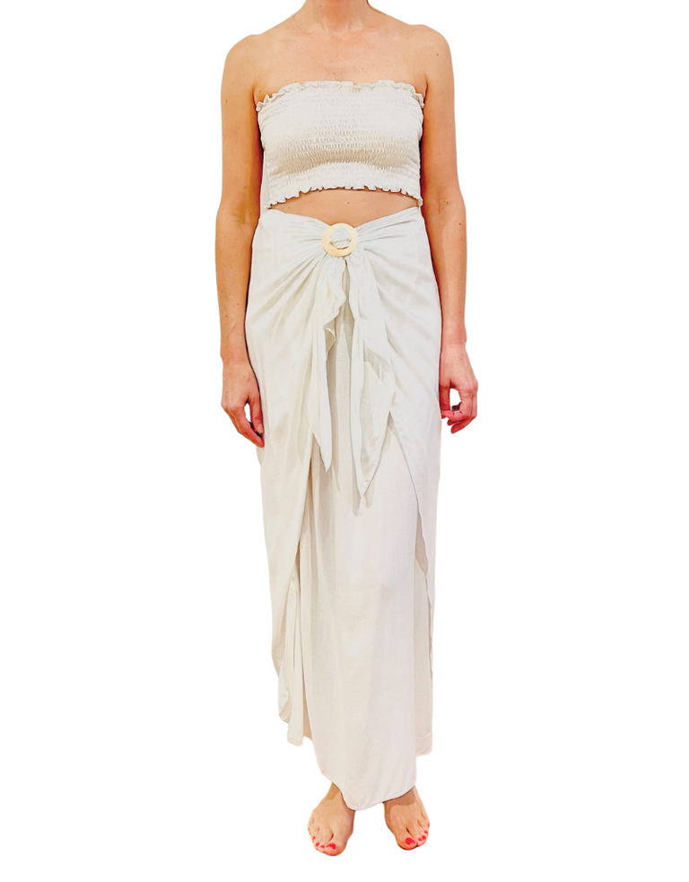 Cool Change Nuella Skirt Solid White R22