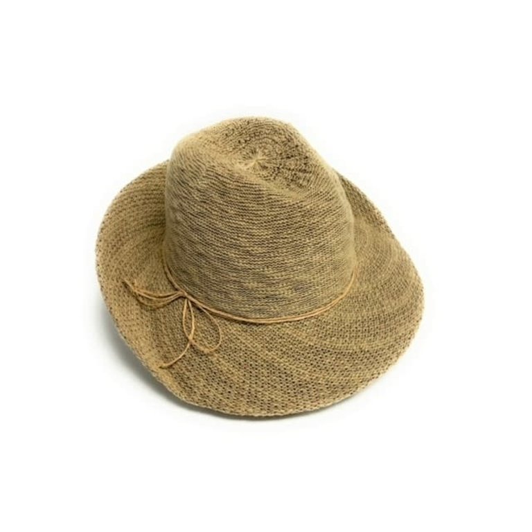 Fedora Hat with Brim 17S-0680 Natural 